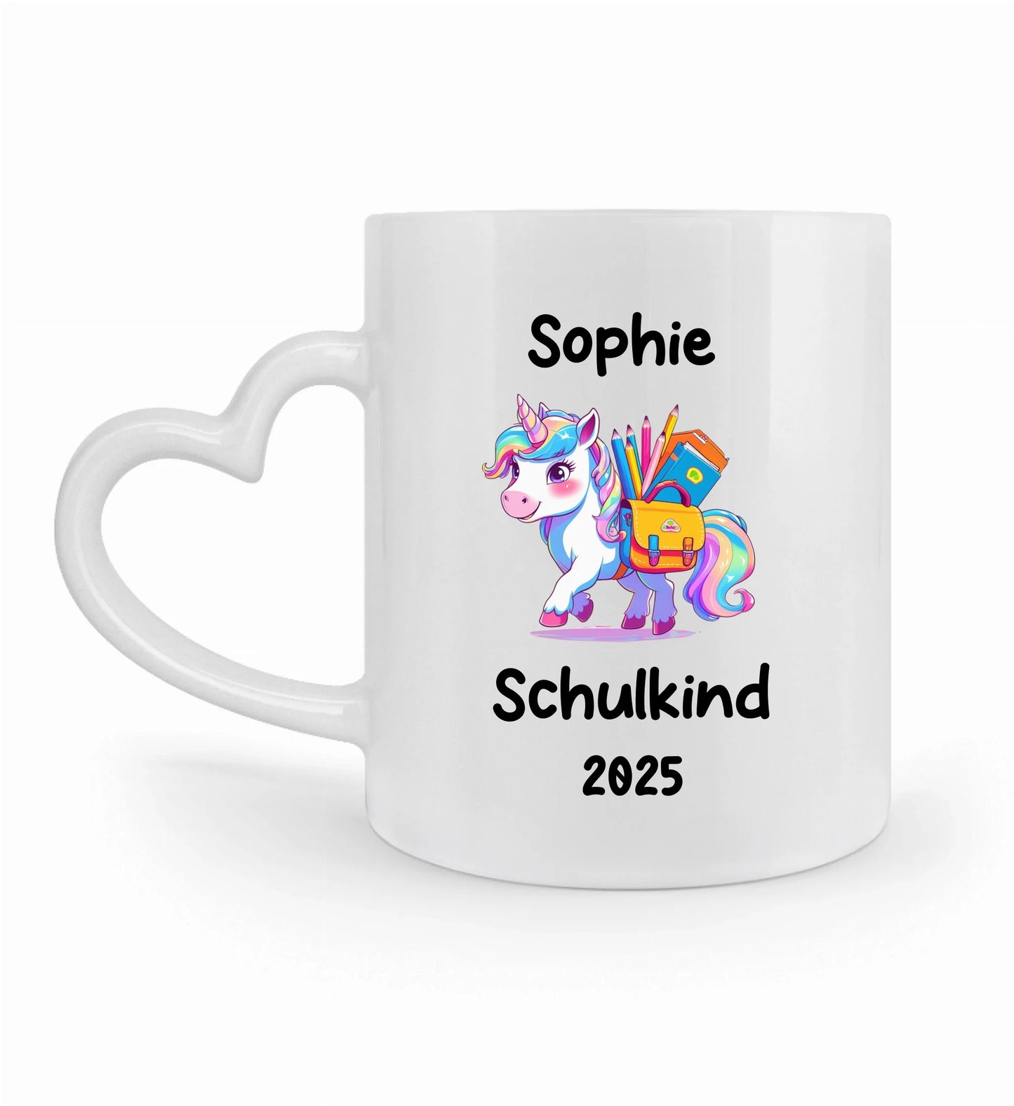 SCHULSTART EINHORN TASSE