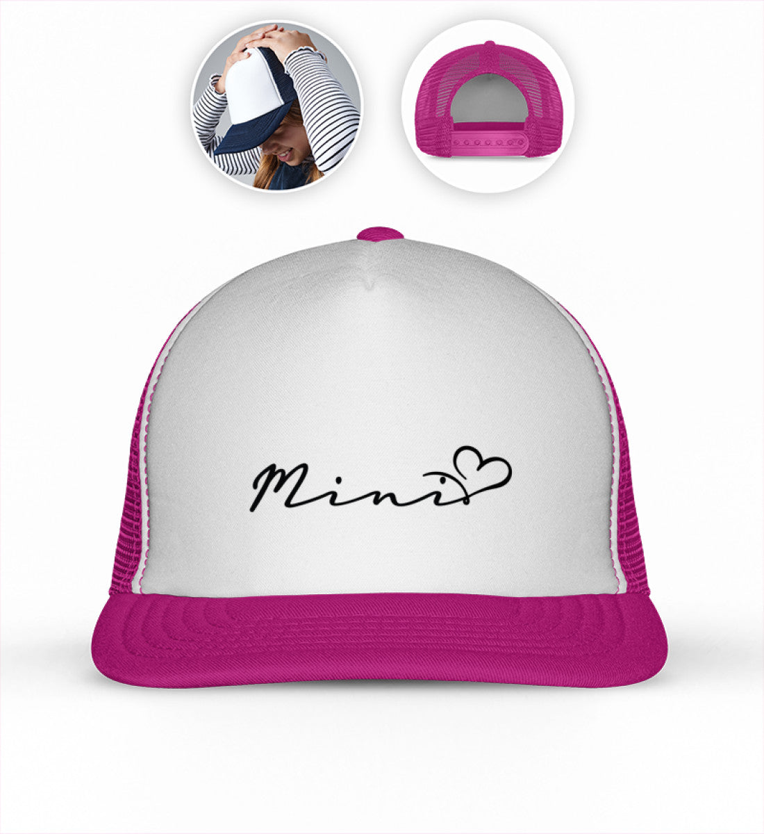 Fuchsia/White-7214